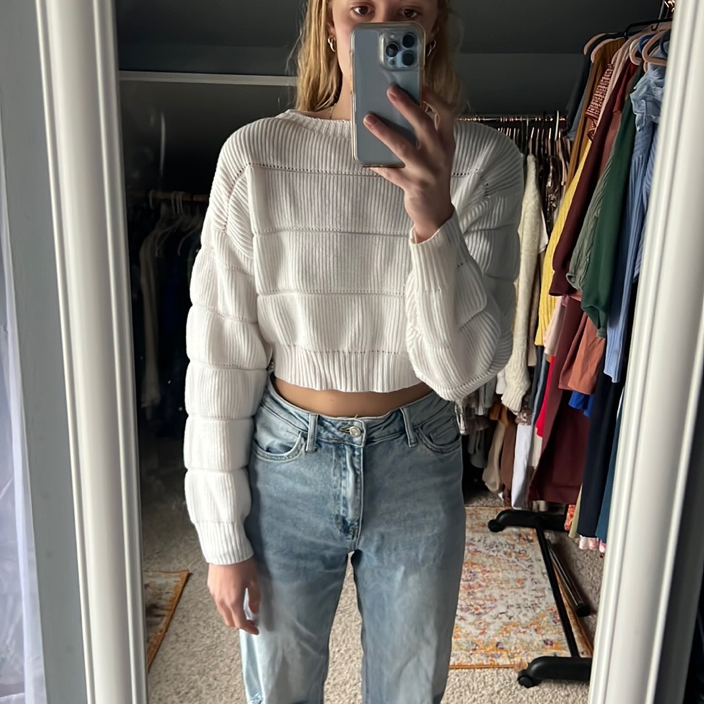 White sweater
